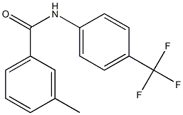 N-[4-(トリフルオロメチル)フェニル]-3-メチルベンズアミド 化学構造式