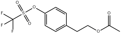 4-(2-Acetoxyethyl)phenol TrifluoroMethanesulfonate Structure