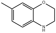 7-メチル-3,4-ジヒドロ-2H-1,4-ベンゾキサジン 化学構造式