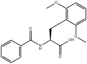 N-BENZOYL-3-(2,6-DIMETHOXYPHENYL)ALANINE Structure