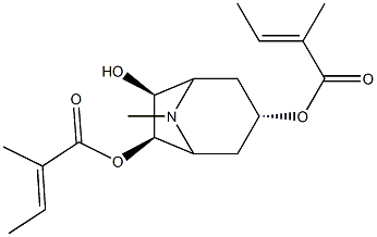 3ALPHA,6BETA-二巴豆酰氧基莨菪烷-7BETA-醇 结构式