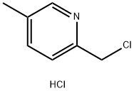 2-氯甲基-5-甲基吡啶盐酸盐, 71670-70-7, 结构式