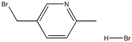 5-(BroMoMethyl)-2-Methylpyridine hydrobroMide Structure