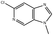 6-氯-3-甲基-3H-咪唑并[4,5-C]吡啶 结构式
