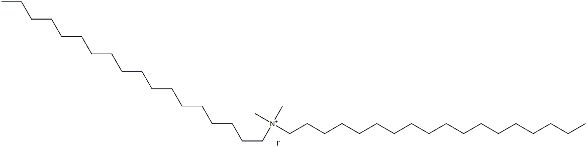 二甲基二(十八烷基)碘化铵,7206-39-5,结构式