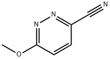 6-甲氧基哒嗪-3-甲腈, 72082-10-1, 结构式