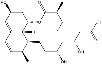 (S)-3''-Hydroxy Pravastatin SodiuM Salt Structure