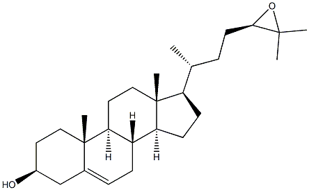 24(R/S),25-epoxycholesterol Structure