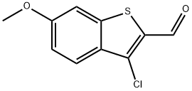 3-氯-6-甲氧基苯并[B]噻吩-2-甲醛, 725737-28-0, 结构式