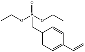 4-乙烯基苄基膦酸二乙酯, 726-61-4, 结构式