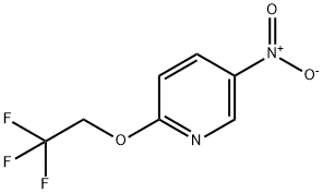 5-NITRO-2-(2,2,2-TRIFLUOROETHOXY)PYRIDINE Struktur