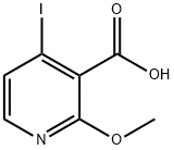 4-iodo-2-Methoxy-pyridine-3-carboxylic acid Structure