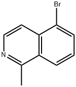 5-溴-1-甲基异喹啉, 72678-12-7, 结构式