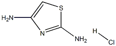 噻唑-2,4-二胺盐酸盐, 72792-54-2, 结构式