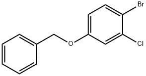 4-(苄氧基)-1-溴-2-氯苯 结构式
