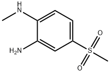 3-氨基-4-甲氨基苯甲砜,73097-51-5,结构式