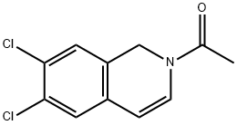 1-(6,7-二氯异喹啉-2(1H)-基)乙-1-酮, 73261-86-6, 结构式