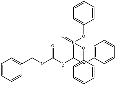 N-[1-(Diphenoxyphosphinyl)-2-phenylethyl]- phenylMethyl ester Struktur