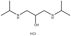1,3-二[异丙基氨基]-2-丙醇二盐酸盐, 73313-36-7, 结构式