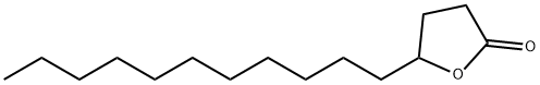 二氢-5-十一烷基-2(3H)-呋喃酮 结构式