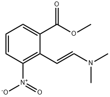 (E)-Methyl 2-(2-(diMethylaMino)vinyl)-3-nitrobenzoate 化学構造式