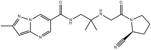 阿拉格列汀, 739366-20-2, 结构式