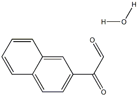 2-(Naphthalen-2-yl)-2-oxoacetaldehyde hydrate Structure