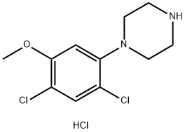 1-(2,4-dichloro-5-Methoxy-phenyl)-piperazine hydrochloride Structure