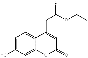 ethyl 2-(7-hydroxy-2-oxo-2H-chroMen-4-yl)acetate 化学構造式