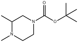 tert-Butyl 3,4-diMethylpiperazine-1-carboxylate Structure