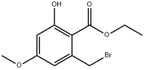 Ethyl 2-(broMoMethyl)-6-hydroxy-4-Methoxybenzoate Structure