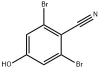 2,6-DibroMo-4-hydroxybenzonitrile Struktur