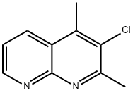3-氯-2,4-二甲基-1,8-萘啶, 74292-75-4, 结构式