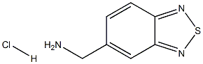 benzo[c][1,2,5]thiadiazol-5-ylMethanaMine hydrochloride 化学構造式
