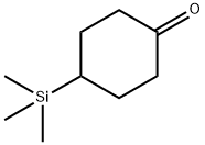 4-(三甲基硅基)环戊酮 结构式