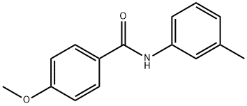 4-メトキシ-N-(3-メチルフェニル)ベンズアミド 化学構造式