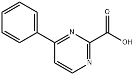 6-PHENYLPYRIMIDINE-2-CARBOXYLIC ACID, 74647-39-5, 结构式