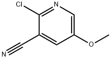2-Chloro-5-Methoxynicotinonitrile Struktur