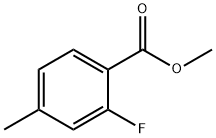 2-フルオロ-4-メチル安息香酸メチル 化学構造式