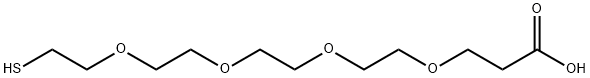 HS-PEG4-CH2CH2COOH Structure