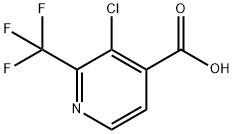 3-氯-2-(三氟甲基)异烟酸, 749875-02-3, 结构式