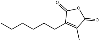 2-Hexyl-3-MethylMaleic Anhydride 结构式