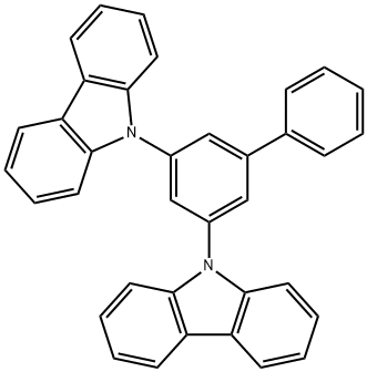 9,9'-[1,1'-Biphenyl]-3,5-diylbis-9H-carbazole Struktur