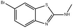 6-broMo-N-Methyl-1,3-benzothiazol-2-aMine Structure