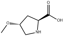 (2S,4R)-4-METHOXYPROLINE, 75176-09-9, 结构式