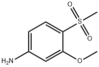 4-甲磺酰基-3-甲氧基苯胺 结构式
