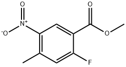 2-Fluoro-4-Methyl-5-nitro-benzoic acid Methyl ester Structure