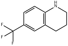 6-(トリフルオロメチル)-1,2,3,4-テトラヒドロキノリン 化学構造式