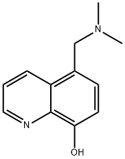 5-diMethylaMinoMethyl-quinolin-8-ol Struktur