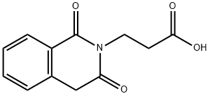 3-(3,4-dihydro-1,3-dioxoisoquinolin-2(1H)-yl)propanoic acid Structure